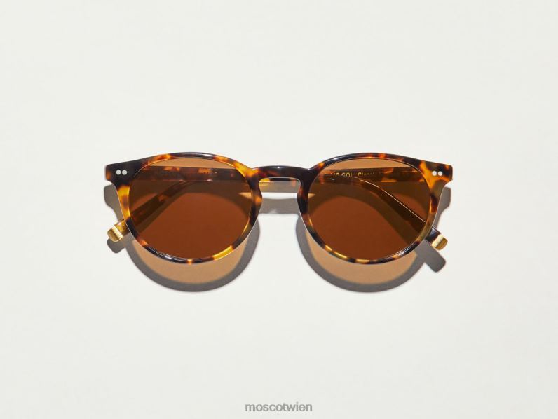 Moscot klassisches Havanna Frankie Sun Sonnenbrille 046HT617