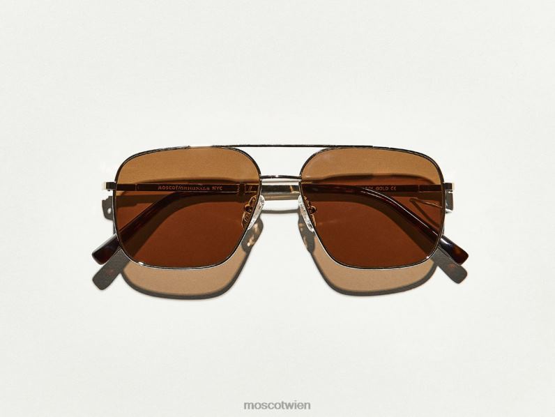 Moscot Gold stärkere Sonne Sonnenbrille 046HT496