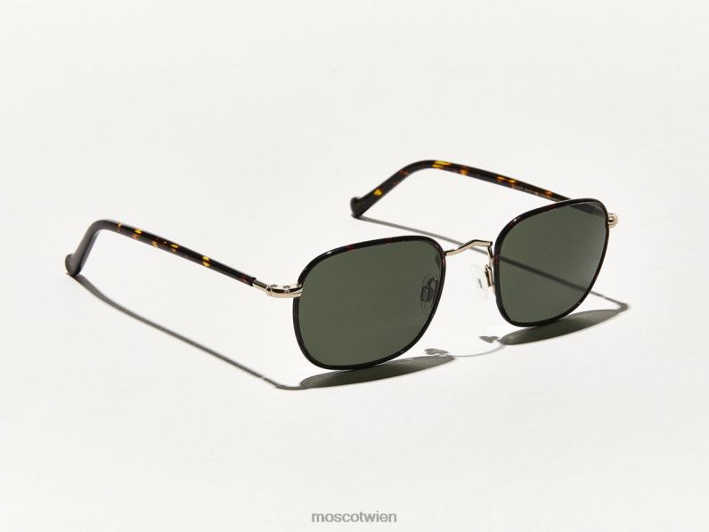 Moscot Schildkröte/Gold schlep Sonne Sonnenbrille 046HT560