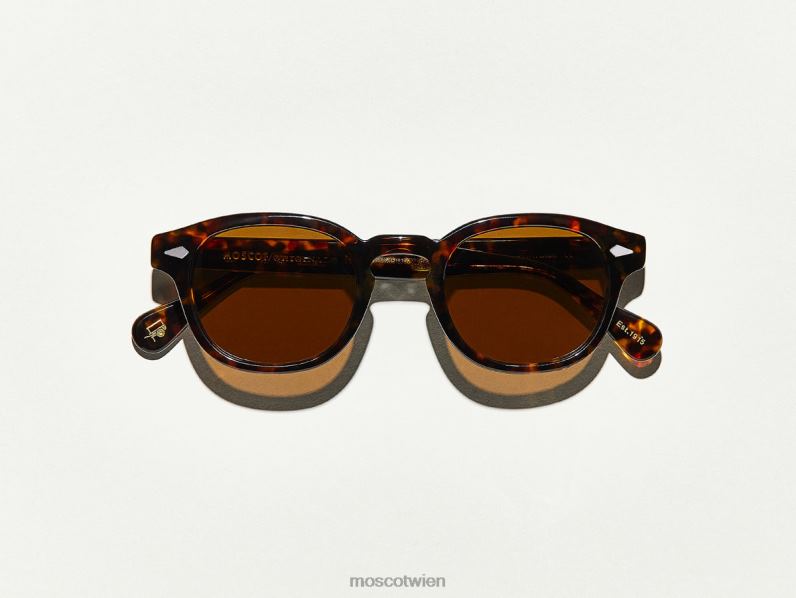 Moscot Schildkröte mit cosmitanbrauner Linse Lemtosh-Sonne Sonnenbrille 046HT386