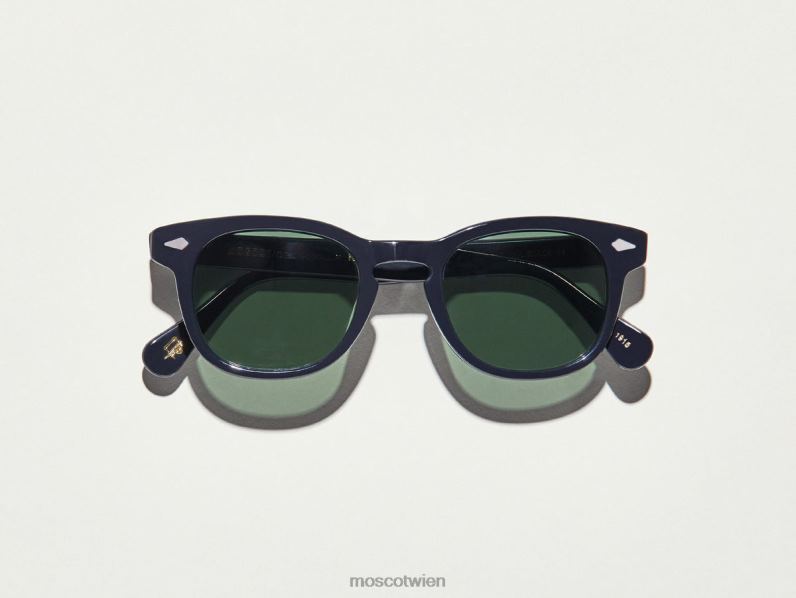 Moscot Schwarz Gelt Sonne Sonnenbrille 046HT418