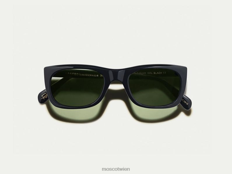 Moscot Schwarz Kelev-Sonne Sonnenbrille 046HT609