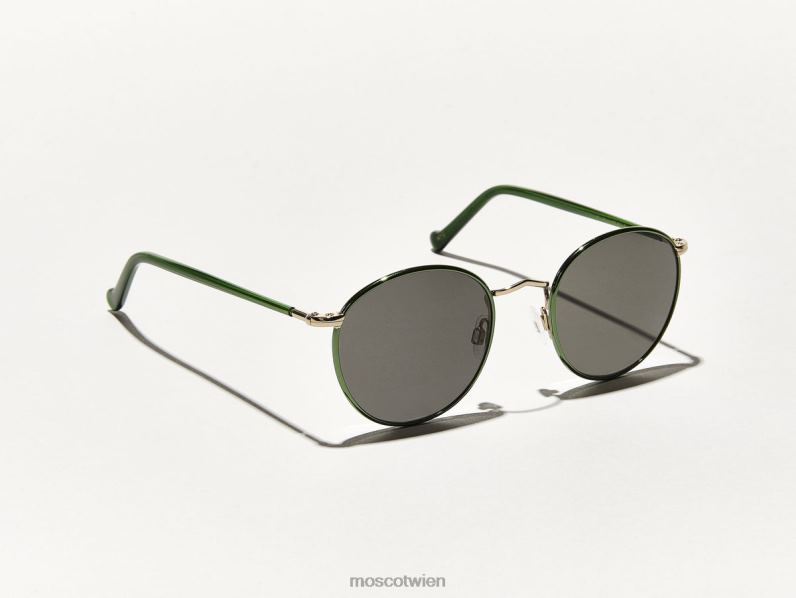 Moscot Smaragd/Gold Zev Sonne Sonnenbrille 046HT480