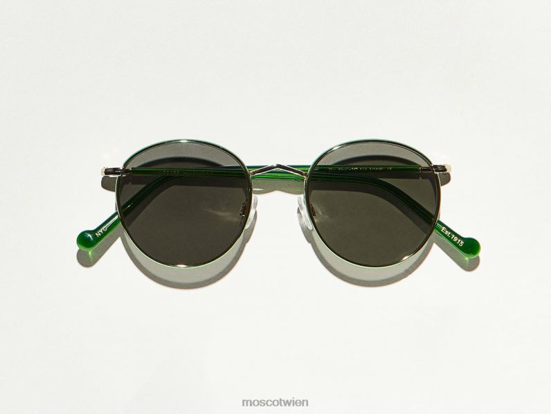 Moscot Smaragd/Gold Zev Sonne Sonnenbrille 046HT480
