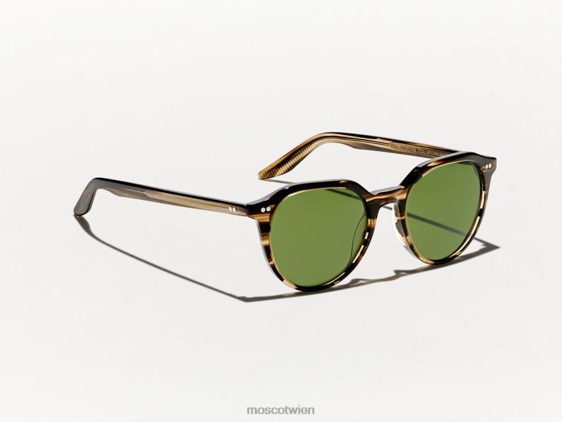 Moscot brauner Bambus Kitzel-Sonne Sonnenbrille 046HT574