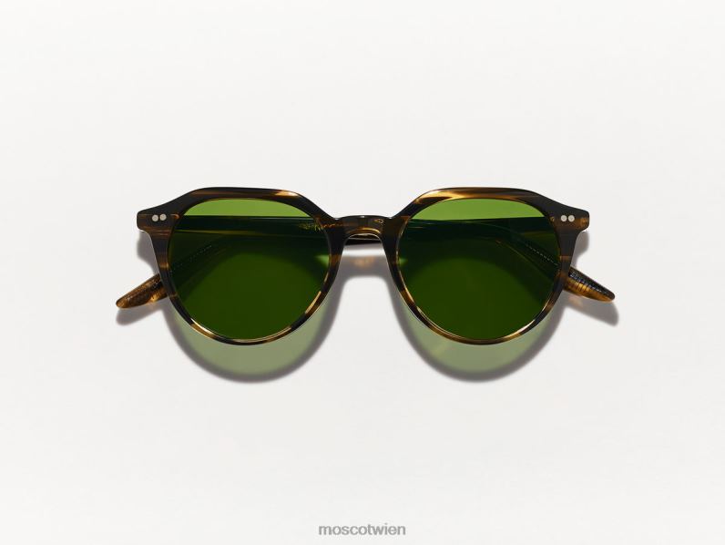 Moscot brauner Bambus Kitzel-Sonne Sonnenbrille 046HT574