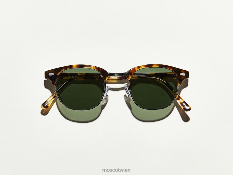 Moscot klassisches Havanna/Rotguss Yukel Sonne Sonnenbrille 046HT517
