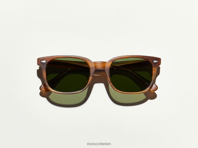 Moscot mattes Dunkelblond Boychik Sonne Sonnenbrille 046HT555